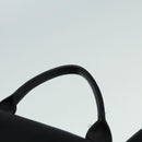 MCM Vicetos Logogram Backpack Leather Black Champagne Gold Auth bs17221-8