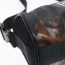 CHANEL Sports Line Shoulder Bag Nylon Black CC Auth bs17222-13