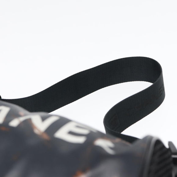 CHANEL Sports Line Shoulder Bag Nylon Black CC Auth bs17222