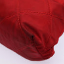 PRADA Pouch Nylon Red Silver Auth bs17235-16