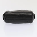 CHANEL Coin Purse Leather Enamel 3Set Black CC Auth bs17236-21