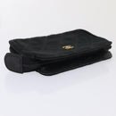 CHANEL Coin Purse Leather Enamel 3Set Black CC Auth bs17236-5