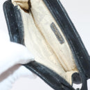 CHANEL Coin Purse Leather Enamel 3Set Black CC Auth bs17236-8