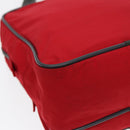 PRADA Sports Hand Bag Nylon Red Silver Auth bs17237-17