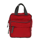 PRADA Sports Hand Bag Nylon Red Silver Auth bs17237-13