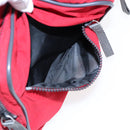 PRADA Sports Hand Bag Nylon Red Silver Auth bs17237-23