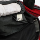 PRADA Sports Hand Bag Nylon Red Silver Auth bs17237-12
