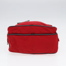PRADA Sports Hand Bag Nylon Red Silver Auth bs17237-5