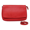 LOUIS VUITTON Parnasea Esan Ciel Shoulder Bag Leather Red M94448 LV Auth bs17244-1