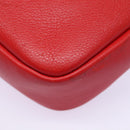 LOUIS VUITTON Parnasea Esan Ciel Shoulder Bag Leather Red M94448 LV Auth bs17244-16