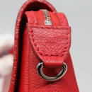 LOUIS VUITTON Parnasea Esan Ciel Shoulder Bag Leather Red M94448 LV Auth bs17244-17