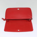 LOUIS VUITTON Parnasea Esan Ciel Shoulder Bag Leather Red M94448 LV Auth bs17244-10