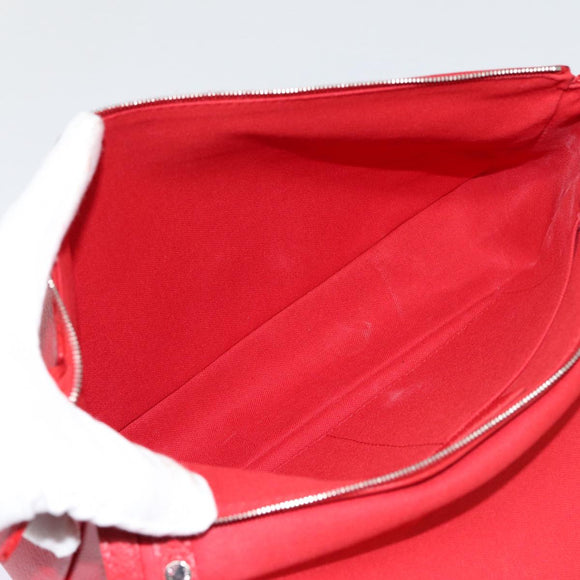 LOUIS VUITTON Parnasea Esan Ciel Shoulder Bag Leather Red M94448 LV Auth bs17244