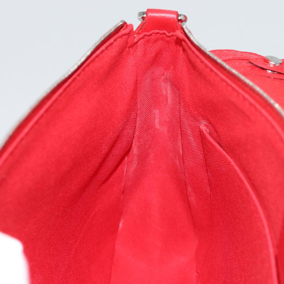 LOUIS VUITTON Parnasea Esan Ciel Shoulder Bag Leather Red M94448 LV Auth bs17244