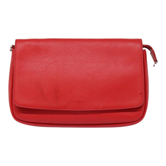 LOUIS VUITTON Parnasea Esan Ciel Shoulder Bag Leather Red M94448 LV Auth bs17244