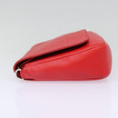 LOUIS VUITTON Parnasea Esan Ciel Shoulder Bag Leather Red M94448 LV Auth bs17244-3