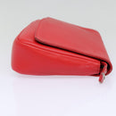 LOUIS VUITTON Parnasea Esan Ciel Shoulder Bag Leather Red M94448 LV Auth bs17244-4
