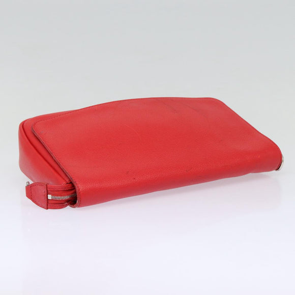 LOUIS VUITTON Parnasea Esan Ciel Shoulder Bag Leather Red M94448 LV Auth bs17244