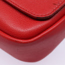 LOUIS VUITTON Parnasea Esan Ciel Shoulder Bag Leather Red M94448 LV Auth bs17244-14