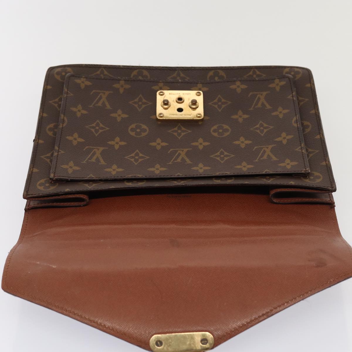 LOUIS VUITTON Monogram Monceau 28 Hand Bag 2way M51185 LV Auth bs17247