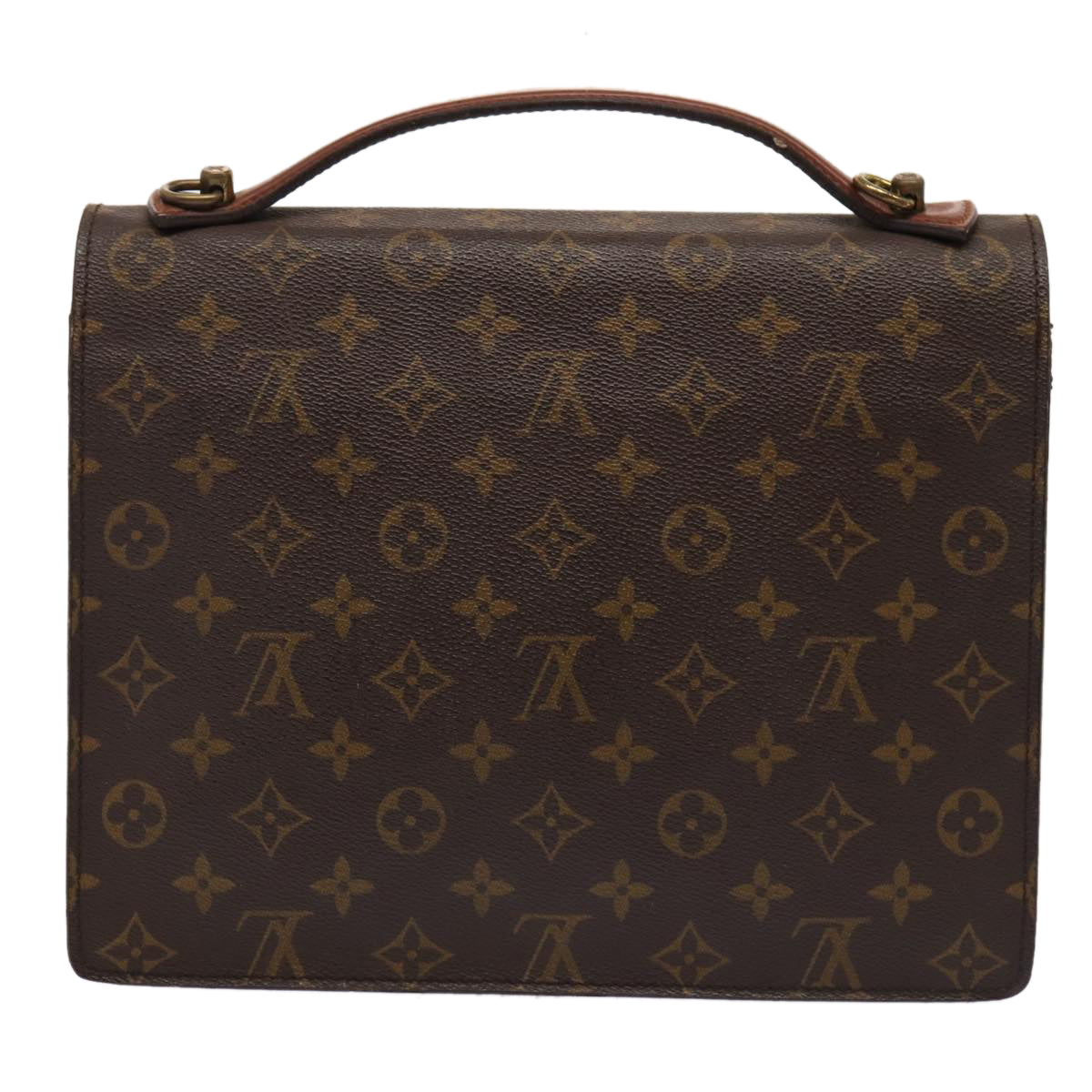 LOUIS VUITTON Monogram Monceau 28 Hand Bag 2way M51185 LV Auth bs17247