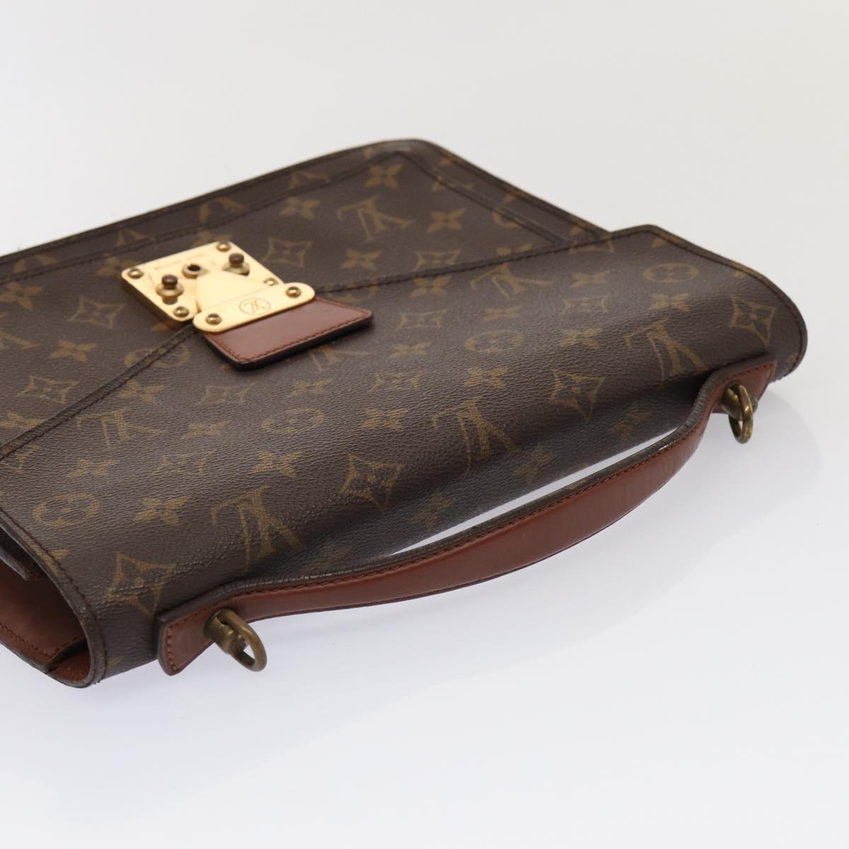 LOUIS VUITTON Monogram Monceau 28 Hand Bag 2way M51185 LV Auth bs17247