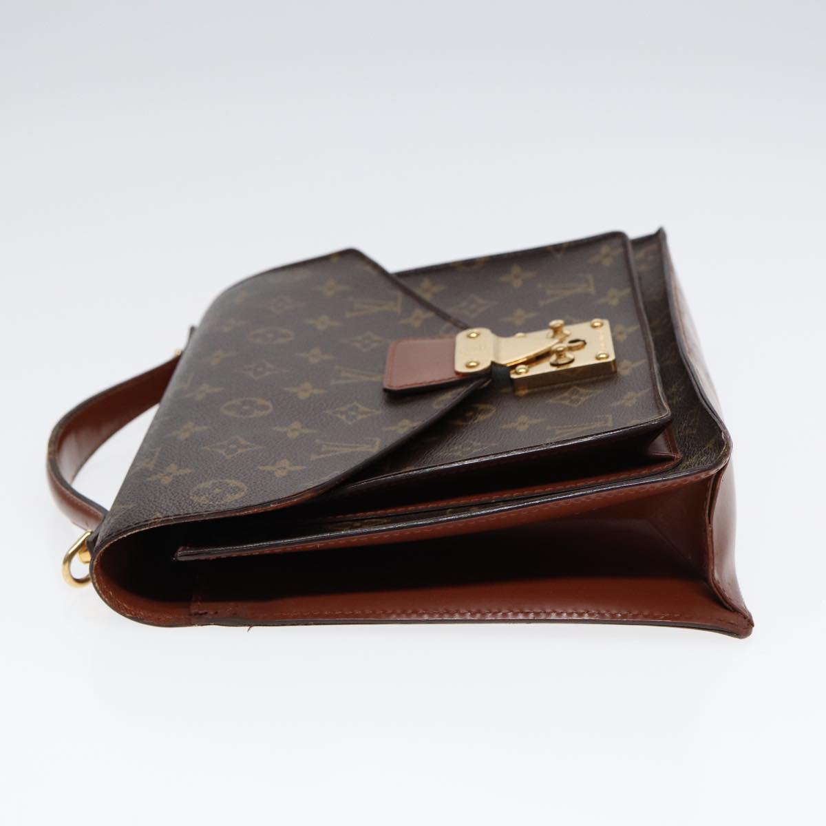 LOUIS VUITTON Monogram Monceau 28 Hand Bag 2way M51185 LV Auth bs17248