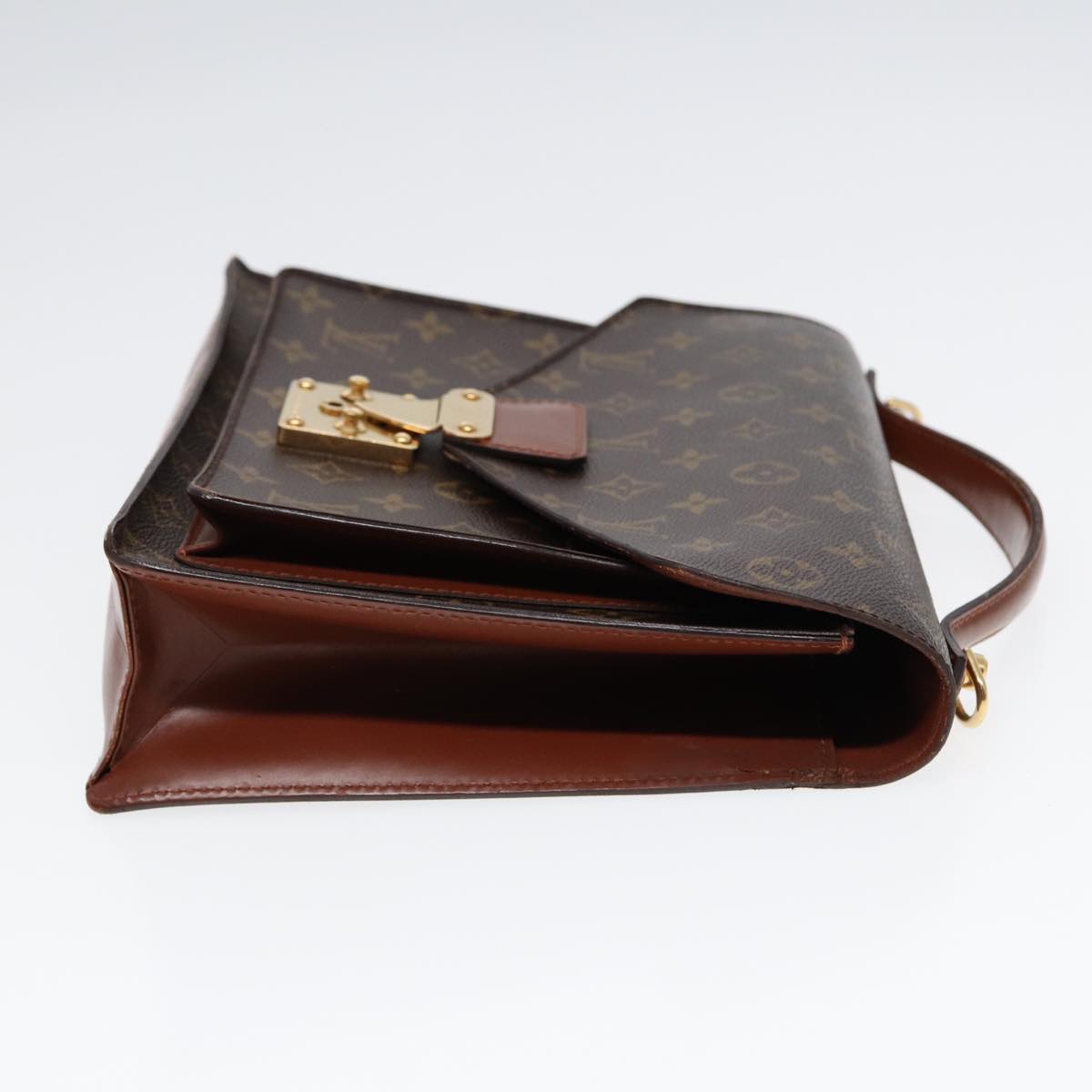 LOUIS VUITTON Monogram Monceau 28 Hand Bag 2way M51185 LV Auth bs17248