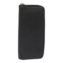 LOUIS VUITTON Taiga Zippy WalletVertical Long Wallet Ardoise M32822 Auth bs17252-1