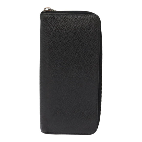 LOUIS VUITTON Taiga Zippy WalletVertical Long Wallet Ardoise M32822 Auth bs17252