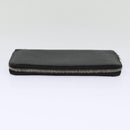 LOUIS VUITTON Taiga Zippy WalletVertical Long Wallet Ardoise M32822 Auth bs17252-3