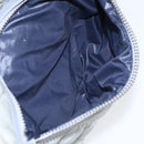 CHANEL Small Messenger Cococoon Shoulder Bag Nylon Gray Silver CC Auth bs17253-22