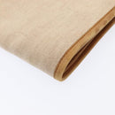 HERMES Garment Cover Canvas Leather Beige Auth bs17258-17
