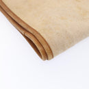 HERMES Garment Cover Canvas Leather Beige Auth bs17258-18