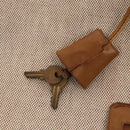 HERMES Garment Cover Canvas Leather Beige Auth bs17258-20