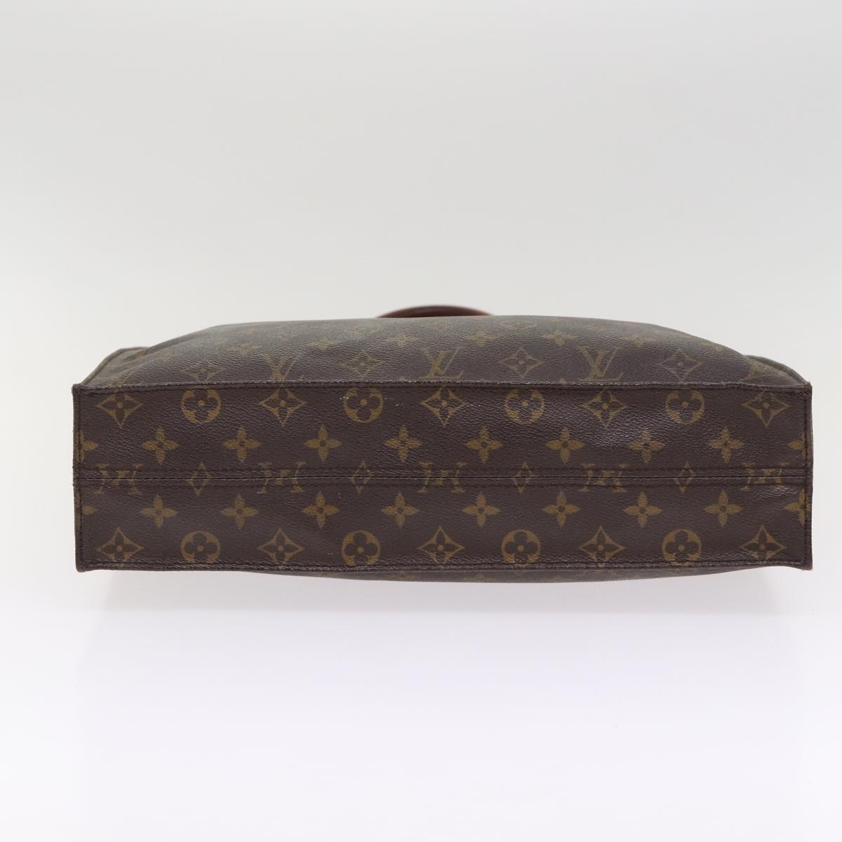 LOUIS VUITTON Monogram Sac Plat Hand Bag M51140 LV Auth bs17282