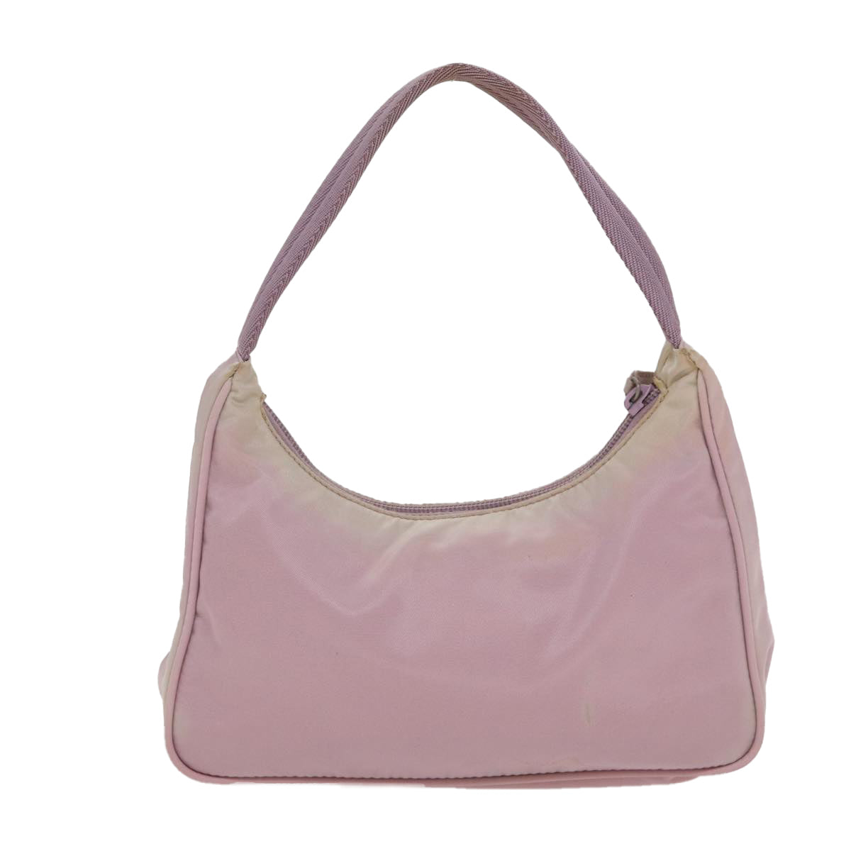 PRADA Mini Hand Bag Nylon Pink Silver Auth bs17283 - 0