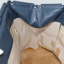 LOEWE Anagram Tote Bag Leather Blue Auth bs17302-19