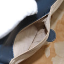 LOEWE Anagram Tote Bag Leather Blue Auth bs17302-21