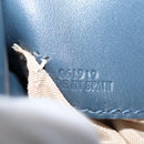 LOEWE Anagram Tote Bag Leather Blue Auth bs17302-12