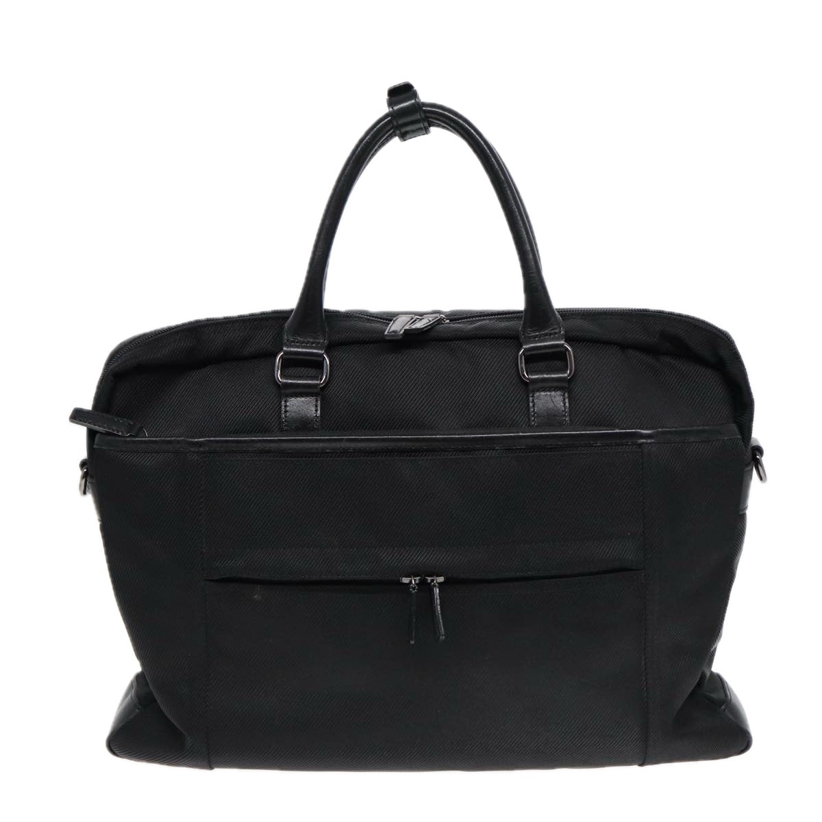 BURBERRY Black label Business Bag Nylon Black Auth bs17312