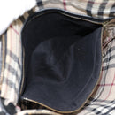 BURBERRY Shoulder Bag Leather Black Gold Auth bs17314-23