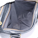 BURBERRY Shoulder Bag Leather Black Gold Auth bs17314-27