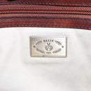 BALLY Hand Bag Leather Brown Auth bs17323-17