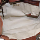 BALLY Hand Bag Leather Brown Auth bs17323-10