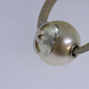 CHANEL Purse Pouch Canvas White CC Auth bs17327-9