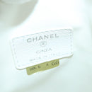 CHANEL Purse Pouch Canvas White CC Auth bs17327-18