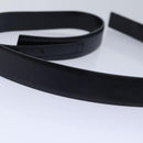 CHANEL Belt Leather 40 Black CC Auth bs17331-5