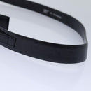 CHANEL Belt Leather 40 Black CC Auth bs17331-8