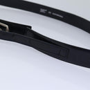 CHANEL Belt Leather 40 Black CC Auth bs17331-9